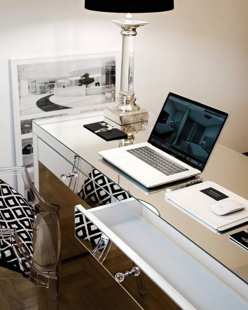 Mirror desk with drawers Long Island