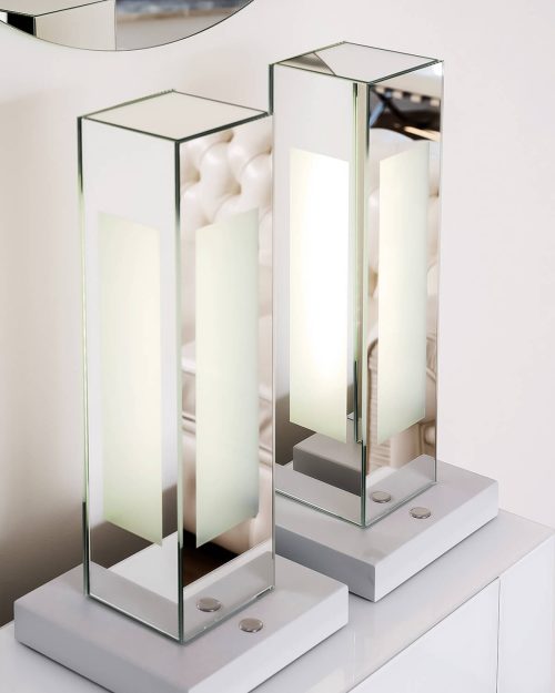 Lampa lustrzana stołowa z USB i dotykowym włącznikiem AS Home Light