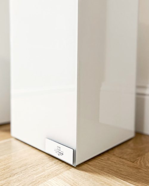 Donica lacobel biały Chelsea Pure